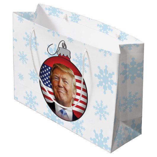 Trump voor Kerstmis Groot Cadeauzakje (Achterkant Gekanteld)