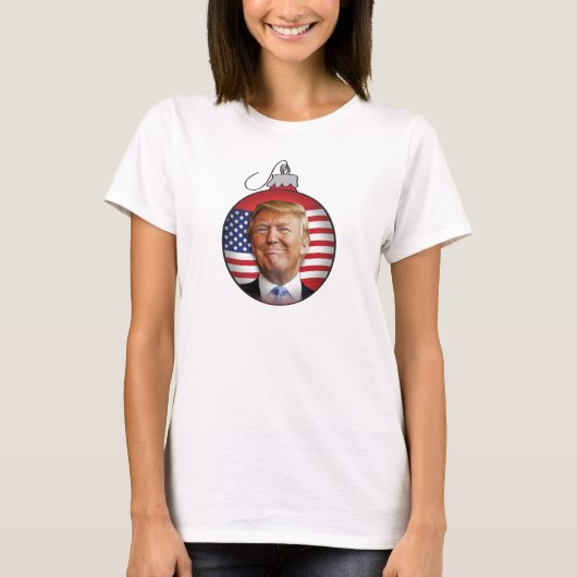 Trump voor Kerstmis T-shirt (Voorkant)