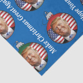 Trump voor Kerstmis Tissuepapier (Detail)
