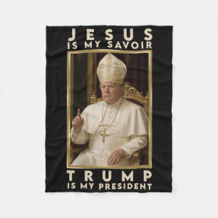 Trump Voor Paus T Shirt President Trump Tees 2025 Fleece Deken