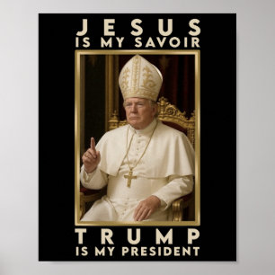 Trump Voor Paus T Shirt President Trump Tees 2025 Poster