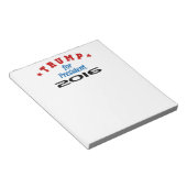 Trump voor President 2016 Notitieblok (Schuin)