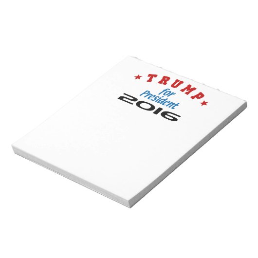 Trump voor President 2016 Notitieblok (Linkerzijde)