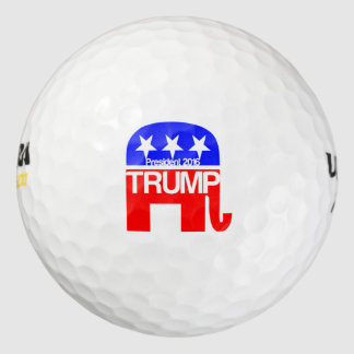 Trump voor President 2016 olifant Golfballen