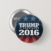 TRUMP VOOR PRESIDENT 2016 RONDE BUTTON 5,7 CM (Voorkant /achterkant)