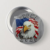 Trump voor president 2020-knop ronde button 7,6 cm (Voorkant /achterkant)