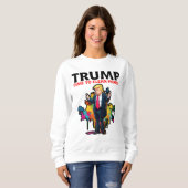 Trump voor President 2024, Make America Great Agai Trui (Voorkant volledig)