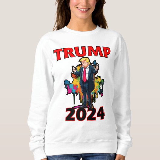 Trump voor President 2024, Make America Great v1 Trui (Voorkant)