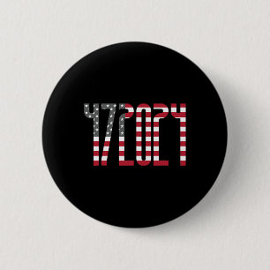 Trump Voor President 2024 Onschuldige Republikeins Ronde Button 5,7 Cm