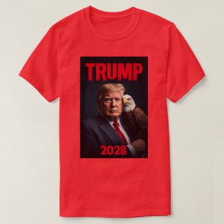 TRUMP VOOR PRESIDENT 2028 MAGA T-SHIRT 01