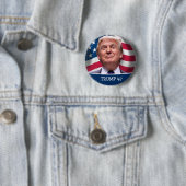 Trump voor president 47 stemmen 2024 ronde button 5,7 cm (In situ)