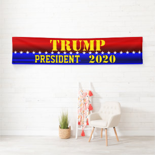 TRUMP voor PRESIDENT Spandoek