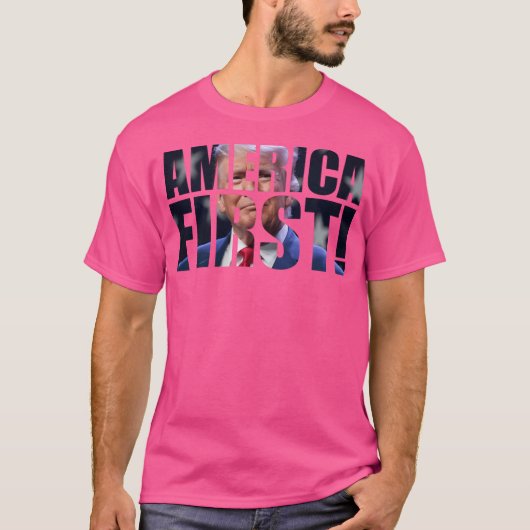 Trump voor President Tshirt (Voorkant)
