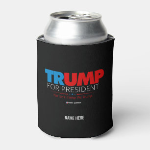 Trump voor President Voeg Jouw naam Party Novelty Blikjeskoeler