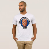 Trump voor Prison 2024 T-Shirt (Voorkant volledig)