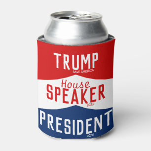 TRUMP voorzitter van het Huis 2023 President 2024 Blikjeskoeler