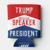 TRUMP voorzitter van het Huis 2023 President 2024 Blikjeskoeler (Achterkant)