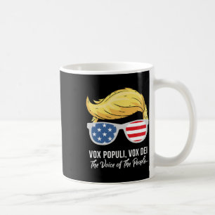 Trump Vox Populi Vox Dei Stem van het Volk Kies Koffiemok