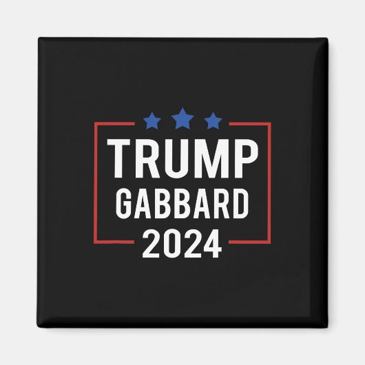 Trump VP Gabbard 2024 Verkiezingen Magneet (Voorkant)