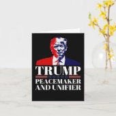 Trump vredestichter en unifier 1 kaart (Gele Bloem)