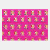 Trump Vrolijk Kerst Lelijk Kerstcadeau Inpakpapier Vel (Voorkant)