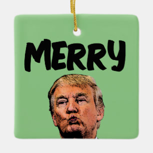 TRUMP VROLIJK KERSTMIS 2023 2024 Ornament