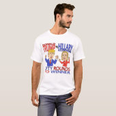 Trump Vs Clinton T-shirt (Voorkant volledig)