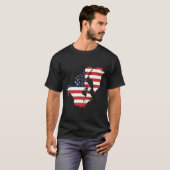 Trump VS en Canada Groenland kaart grappig T-shirt (Voorkant volledig)