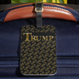 TRUMP VS GOUD BAGAGELABEL