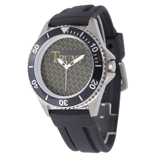 TRUMP VS  GOUD  HORLOGE (Gekanteld)