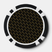 TRUMP VS  GOUD  POKER CHIPS (Achterkant)