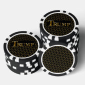 TRUMP VS  GOUD  POKER CHIPS (Opstapeling)