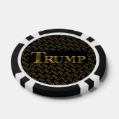 TRUMP VS  GOUD  POKER CHIPS (Enkel)