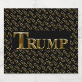 TRUMP VS GOUD SPARKLING WIJNETIKET (Enkel label)