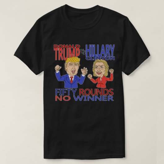 Trump Vs Hillary T-shirt (Design voorkant)