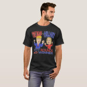 Trump Vs Hillary T-shirt (Voorkant volledig)