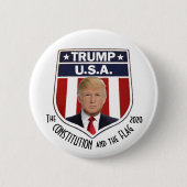 TRUMP VS RONDE BUTTON 5,7 CM (Voorkant)