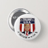 TRUMP VS RONDE BUTTON 5,7 CM (Voorkant /achterkant)