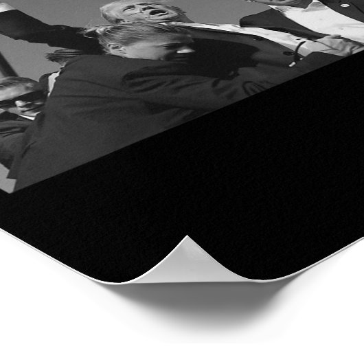 Trump vuistpomp 1 poster (Hoek)