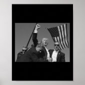 Trump vuistpomp 1 poster (Voorkant)