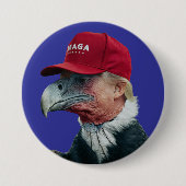 Trump Vulture Button (Voorkant)