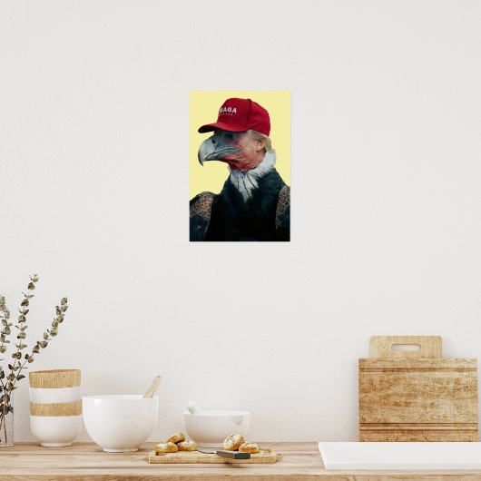 Trump Vulture Poster (Keuken)