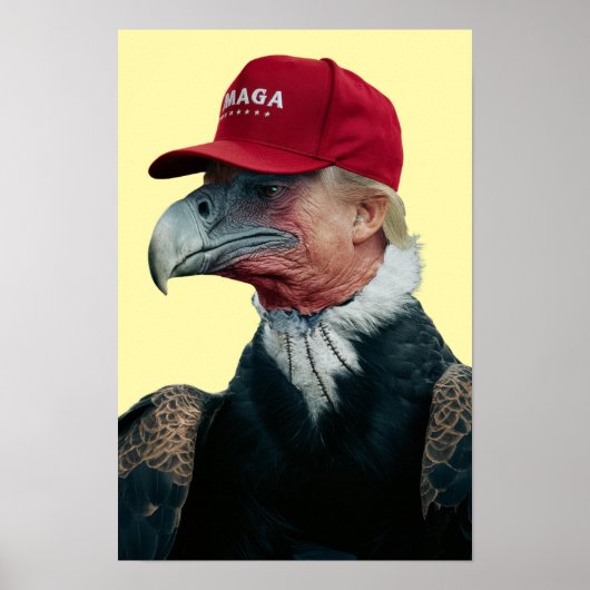Trump Vulture Poster (Voorkant)
