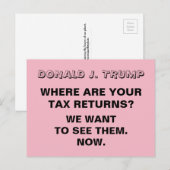 Trump Waar is je BTW-teruggave? Briefkaart (Voorkant / Achterkant)