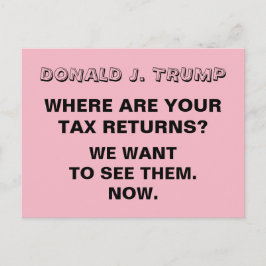 Trump Waar is je BTW-teruggave? Briefkaart