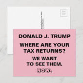 Trump Waar is je BTW-teruggave? Briefkaart (Voorkant / Achterkant)