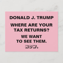 Trump Waar is je BTW-teruggave? Briefkaart
