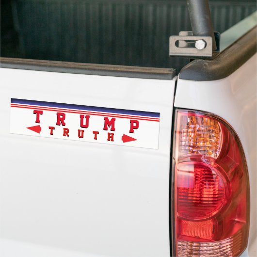 Trump waarheid bumpersticker (Op Truck)