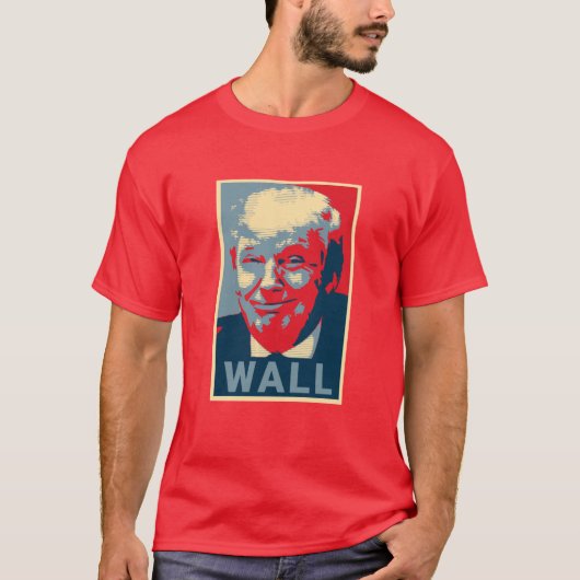 Trump Wall 2016 T-shirt (Voorkant)