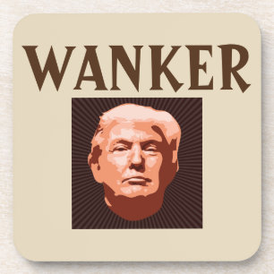 Trump Wanker Beverage Coaster Bier Onderzetter